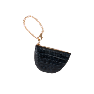 LIN8 genuine Australian designer & handmade luxury exotic ostrich,crocodile leather coin purse,cardholder wallet,card case,bag fob