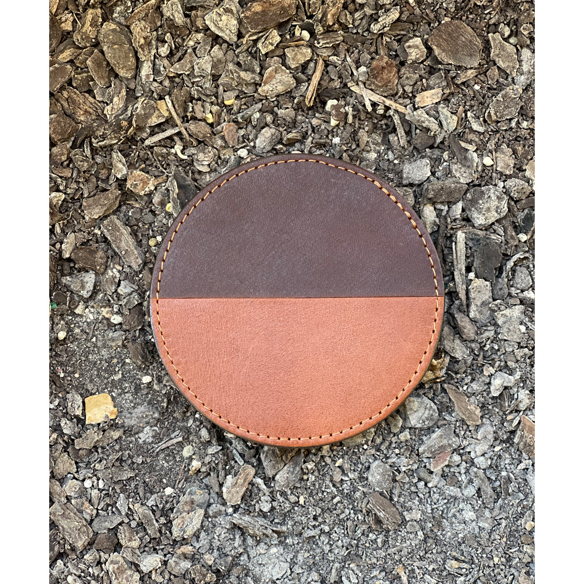 LIN8 upcycling leather at 928 at our Melbourne workshop. Leather table coasters. Sustainable practice in recreating leather goods and accessories