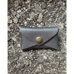 LIN8 upcycling leather at 928 at our Melbourne workshop. Leather purse wallet. Sustainable practice in recreating leather goods and accessories